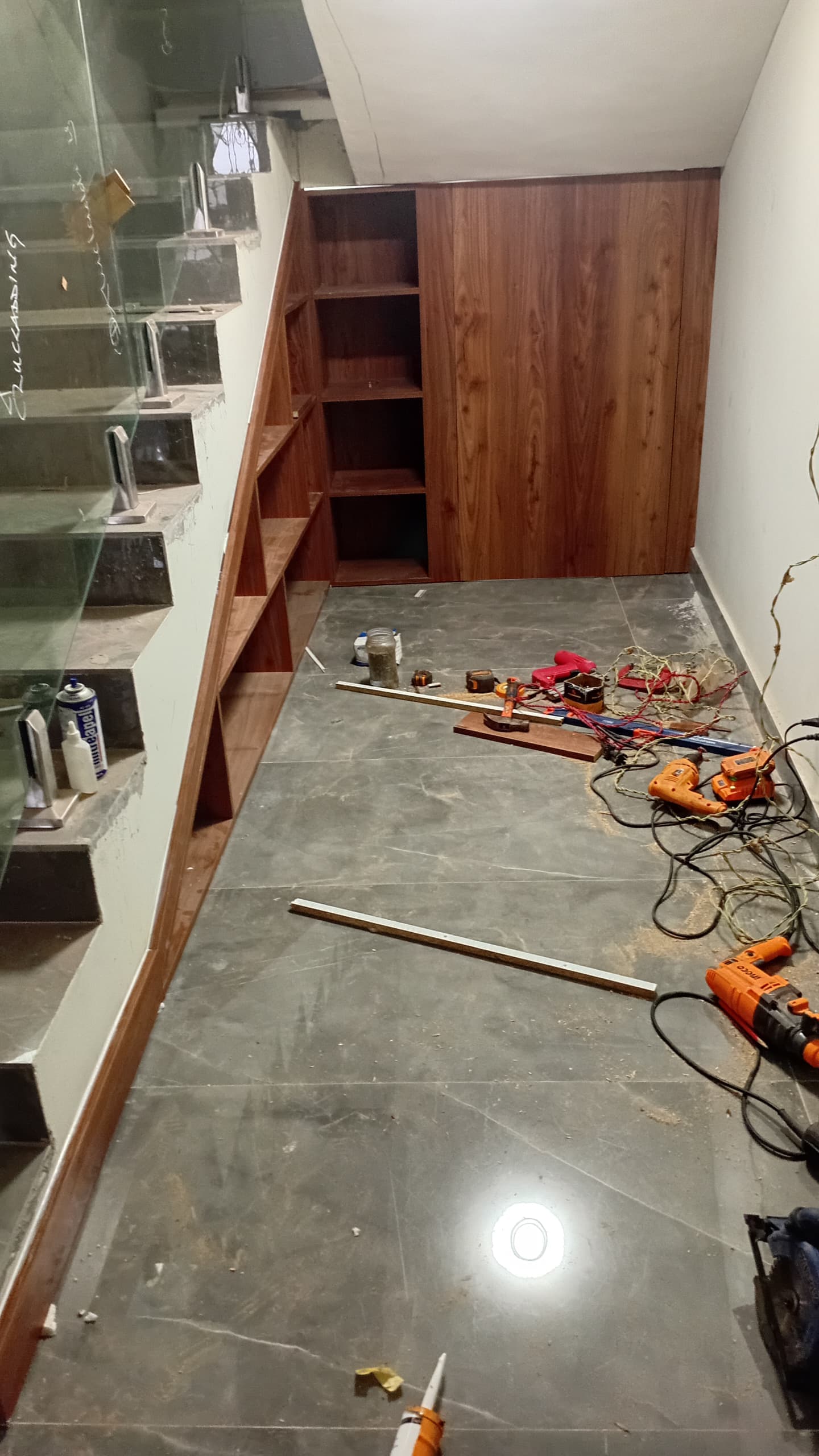 Built-in Wardrobe Glass Panel Doors