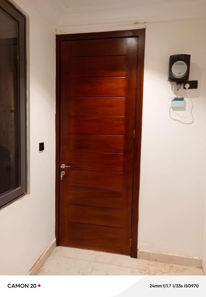 Interior Wood Door Installed